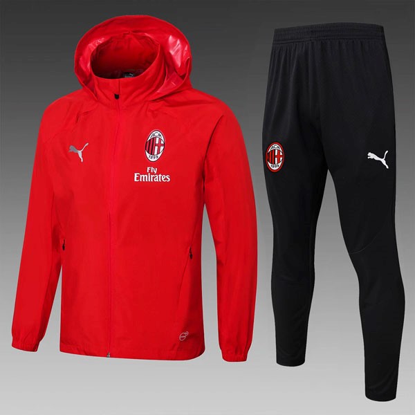 Rompevientos AC Milan Conjunto Completo 2025/26 Rojo